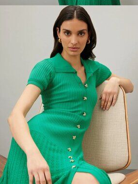 Sandro Lorel Dress Size 40 US 8 MSRP $428